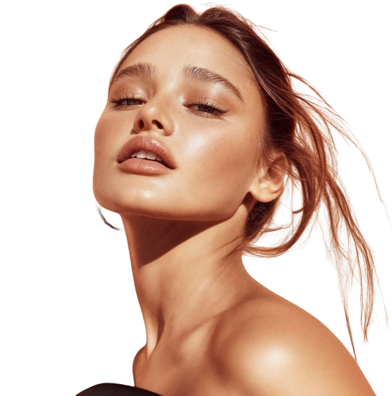 Eyelash lift at Candibrows creating lifted, curled lashes for a natural, wide-eye look