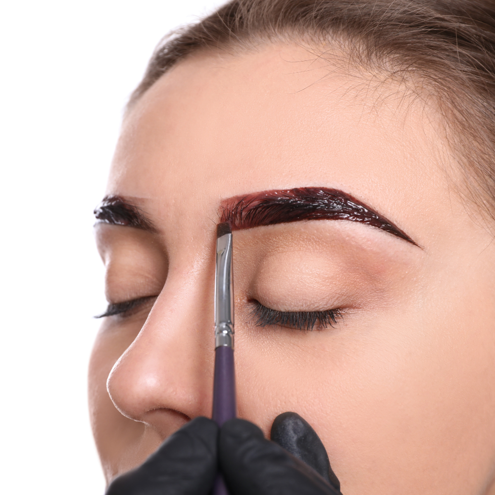 Beauty henna brow treatment at Candibrows for defined, natural brows
